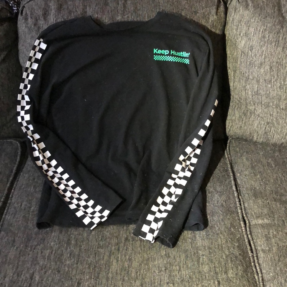 Hustle/ savage shirt.